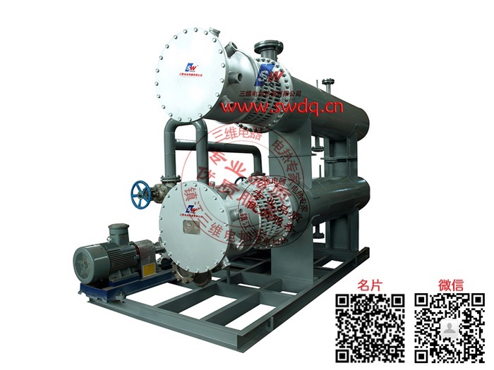 产品名称：电导热油炉
产品型号：SWDL-a-b/a为介质,b为功率大小
产品规格：0KW～10000KW/非标定制